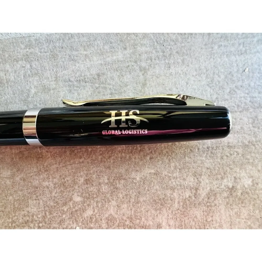 Set of 50 Lot Luxury Executive Beryl Rollerball Pens Black European Style Brass
